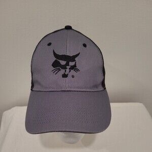 Bobcat Merchandise Tucker Hat Cap Gray and Black Mesh Adjustable Strapback